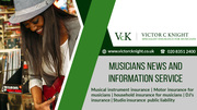 Insurance for musicians and musical instruments.